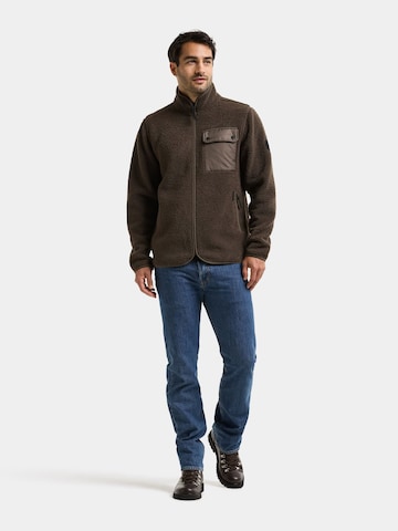 Didriksons Fleece jacket 'PETER' in Brown