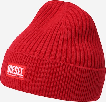 DIESEL Beanie 'CODER' in Red: front