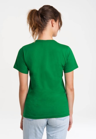 LOGOSHIRT Shirt 'DC Comics - Green Arrow' in Green