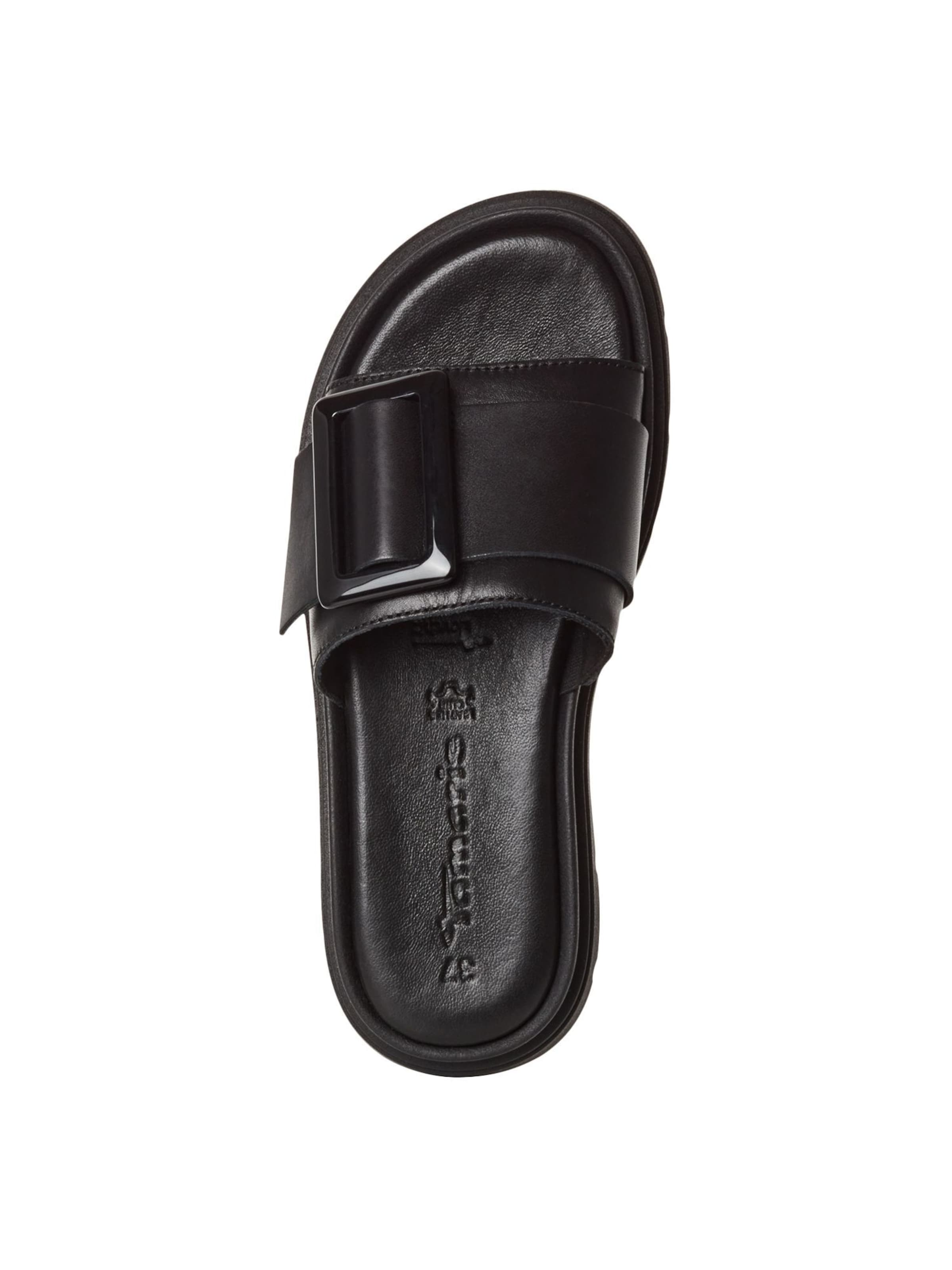 Tamaris Mules in Black