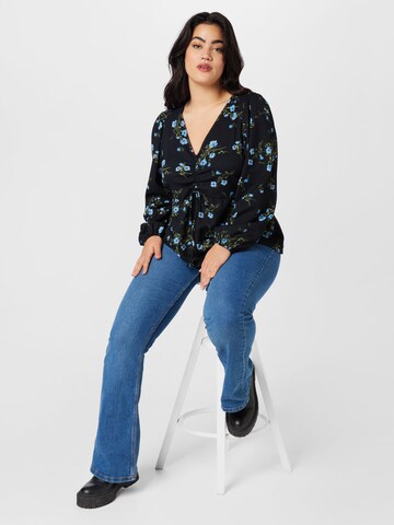 Dorothy Perkins Curve Shirt in Zwart