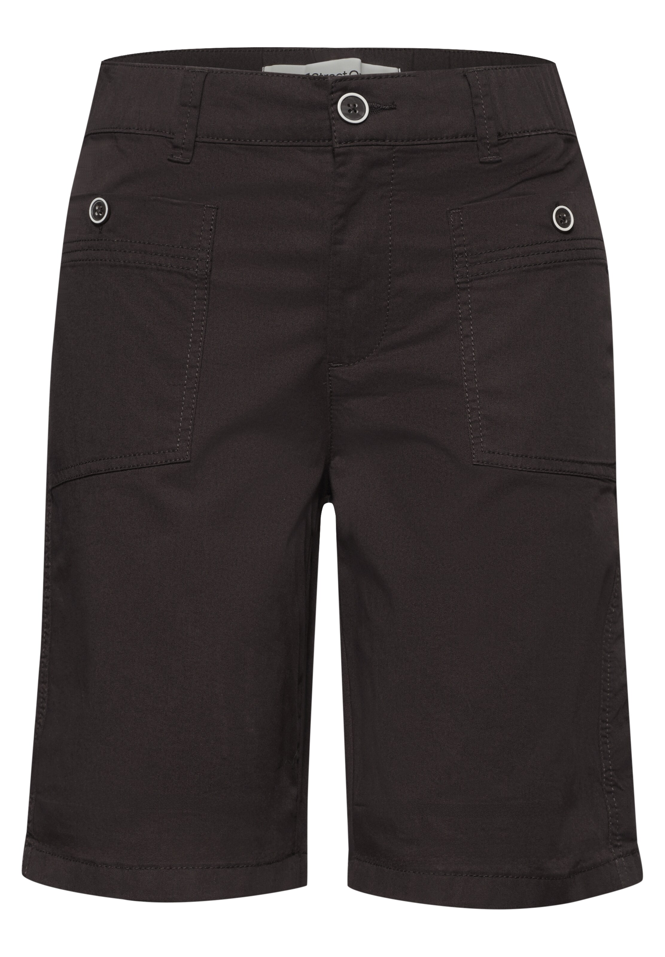 STREET ONE Bermuda in Braun: Vorderseite