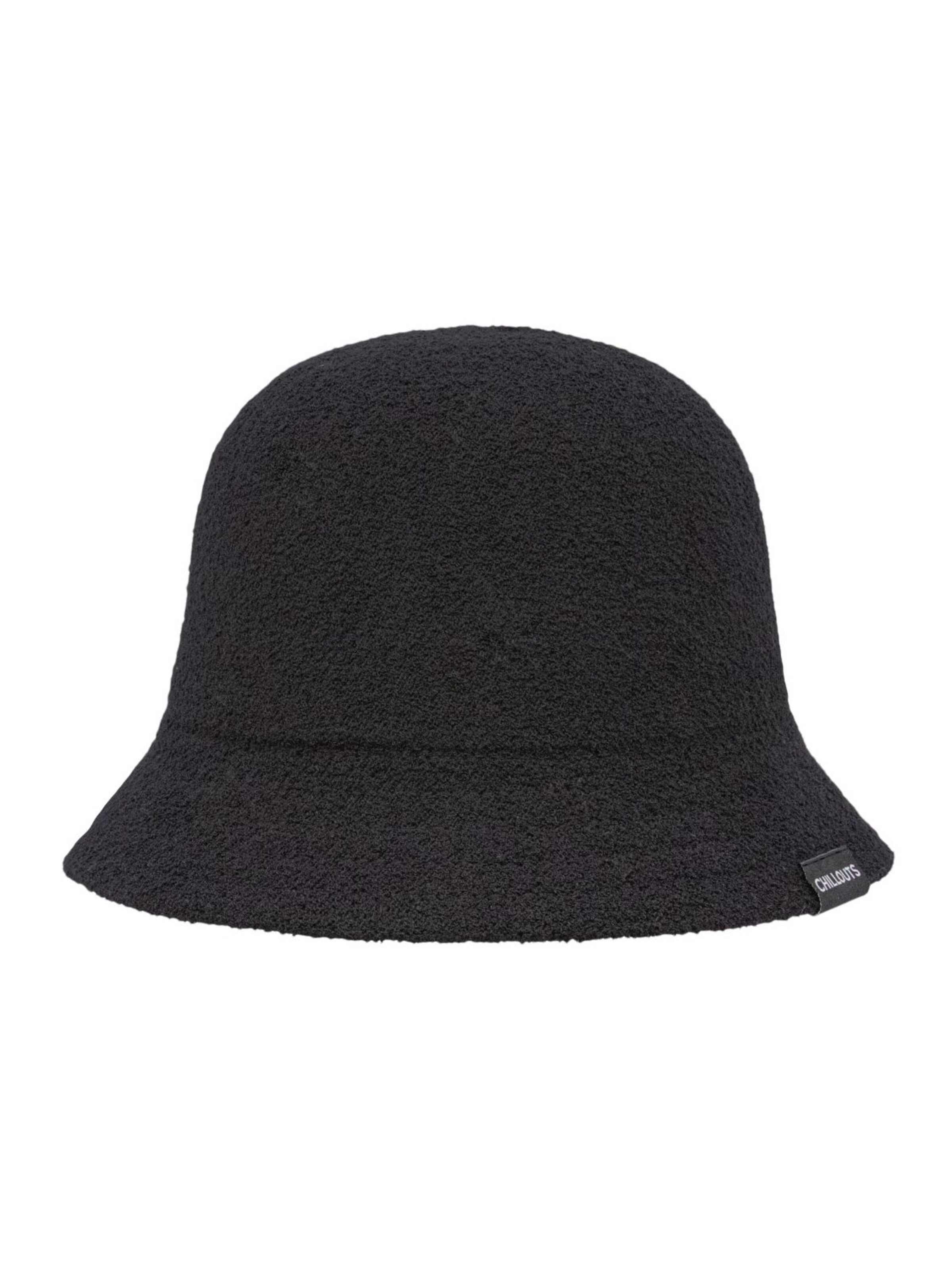 chillouts Hat 'Bucket Hat "Cosmo"' in Black: front