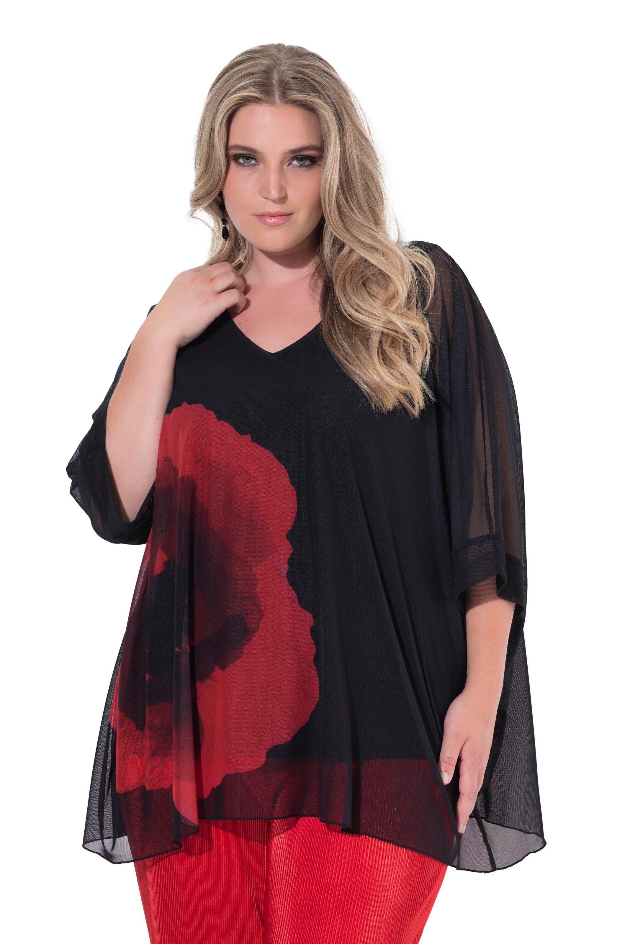 MIAMODA Bluse in Schwarz: Vorderseite