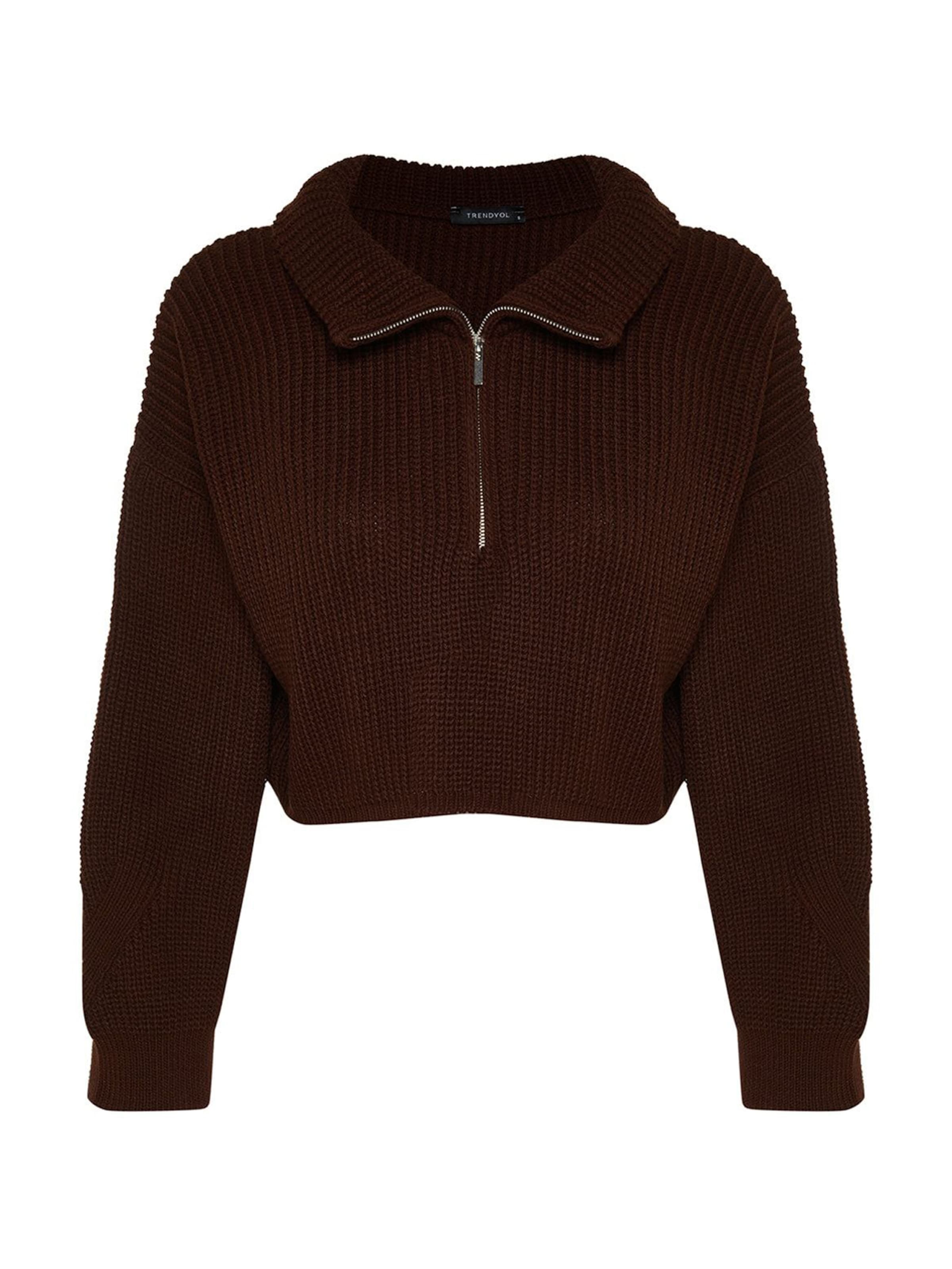 ruda Trendyol Megztinis: priekis