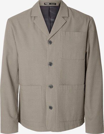 Coupe regular Veste de costume 'Smith' SELECTED HOMME en beige : devant