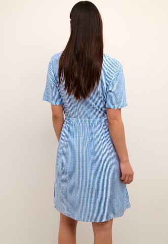 Cream Shirt Dress 'Ferina' in Blue