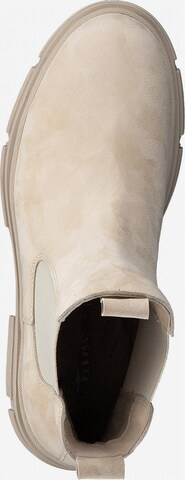 TAMARIS Chelsea Boots in Beige