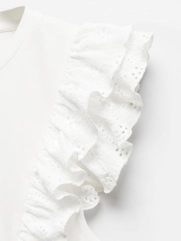 MANGO Top 'DUNA' in White