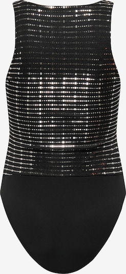 ONLY Shirt Bodysuit 'Dana' in Black / Silver, Item view