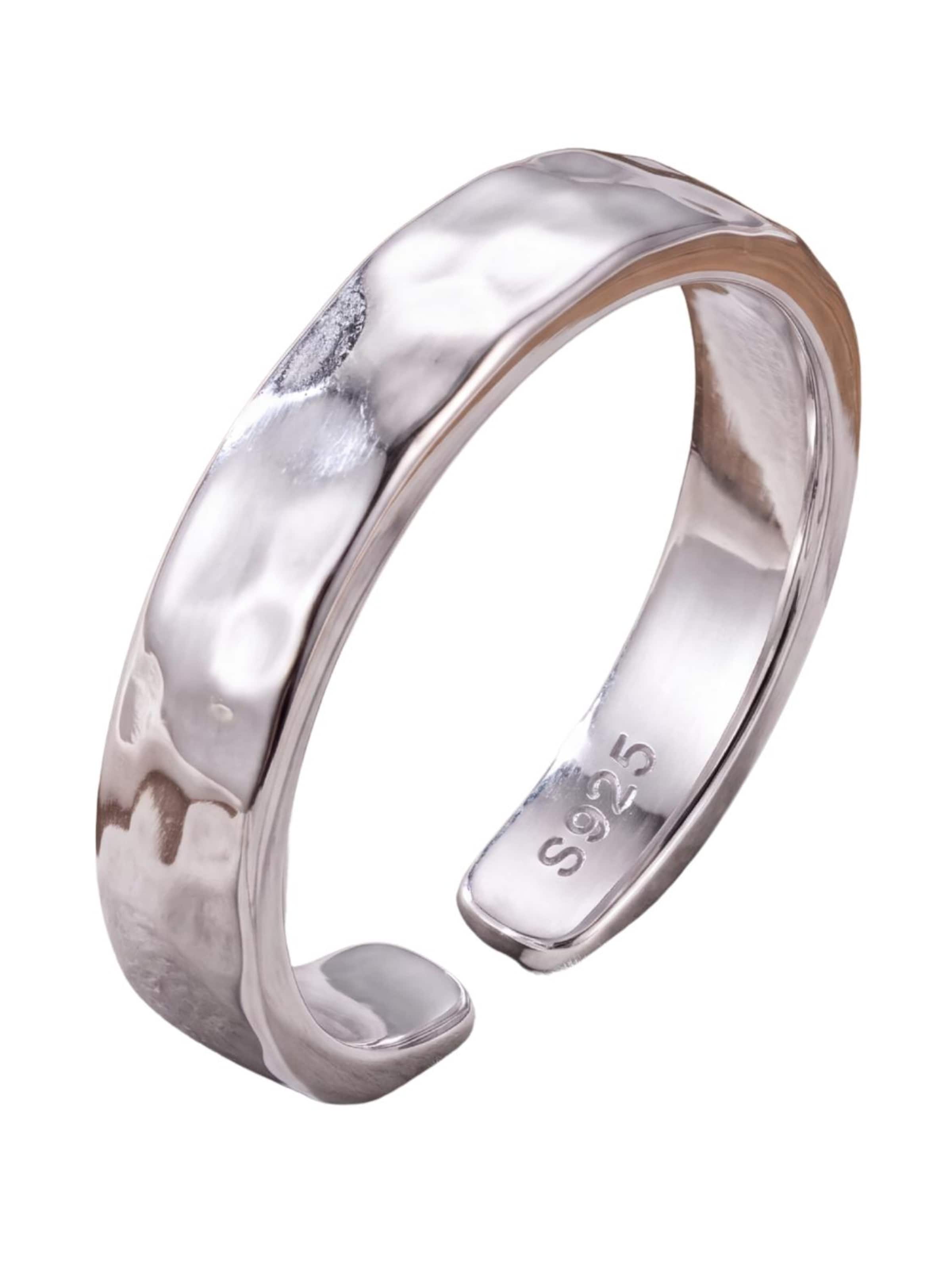Eternal Ring 'Wave'‌‌‌‌‌‌ in Silber: Vorderseite