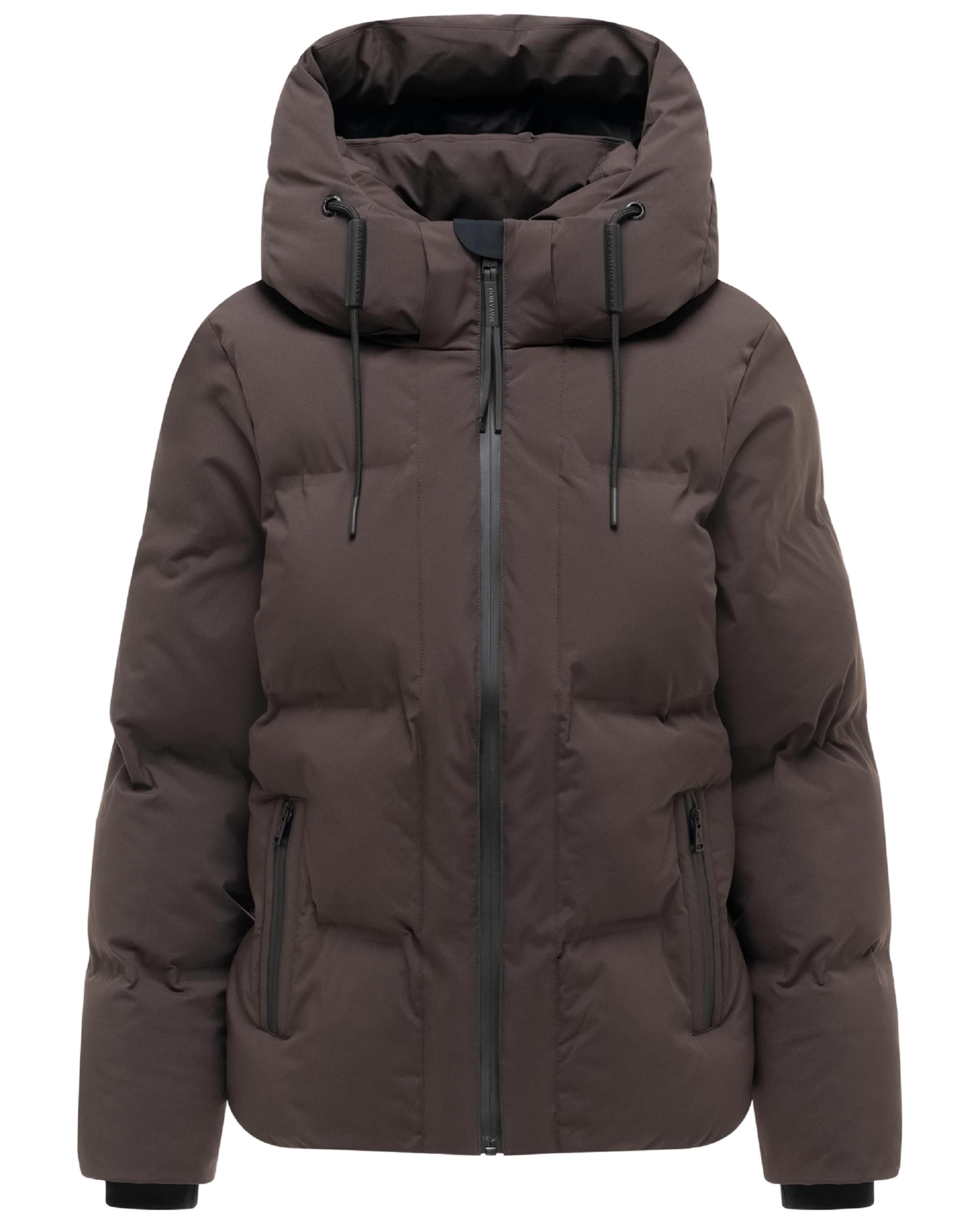 NAVAHOO Jacke 'Wolkentanz XIV' in Braun: Vorderseite