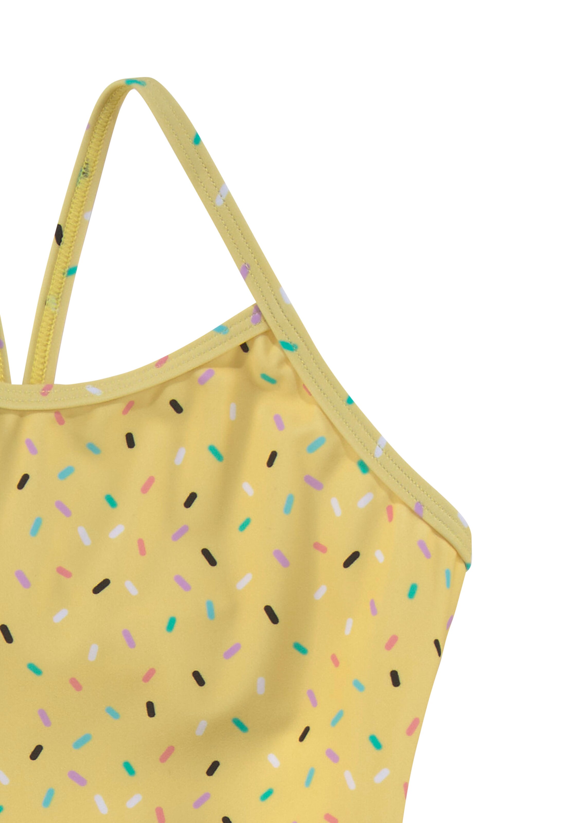 BUFFALO Bustier Badeanzug in Gelb