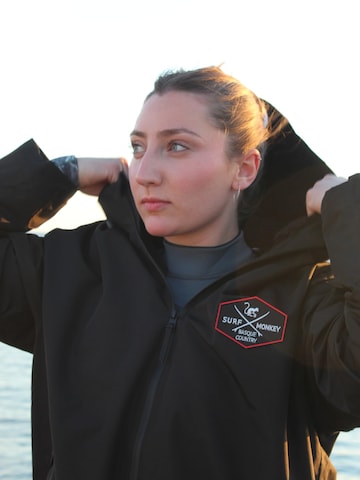 Surf Monkey - Abrigo de entretiempo en negro