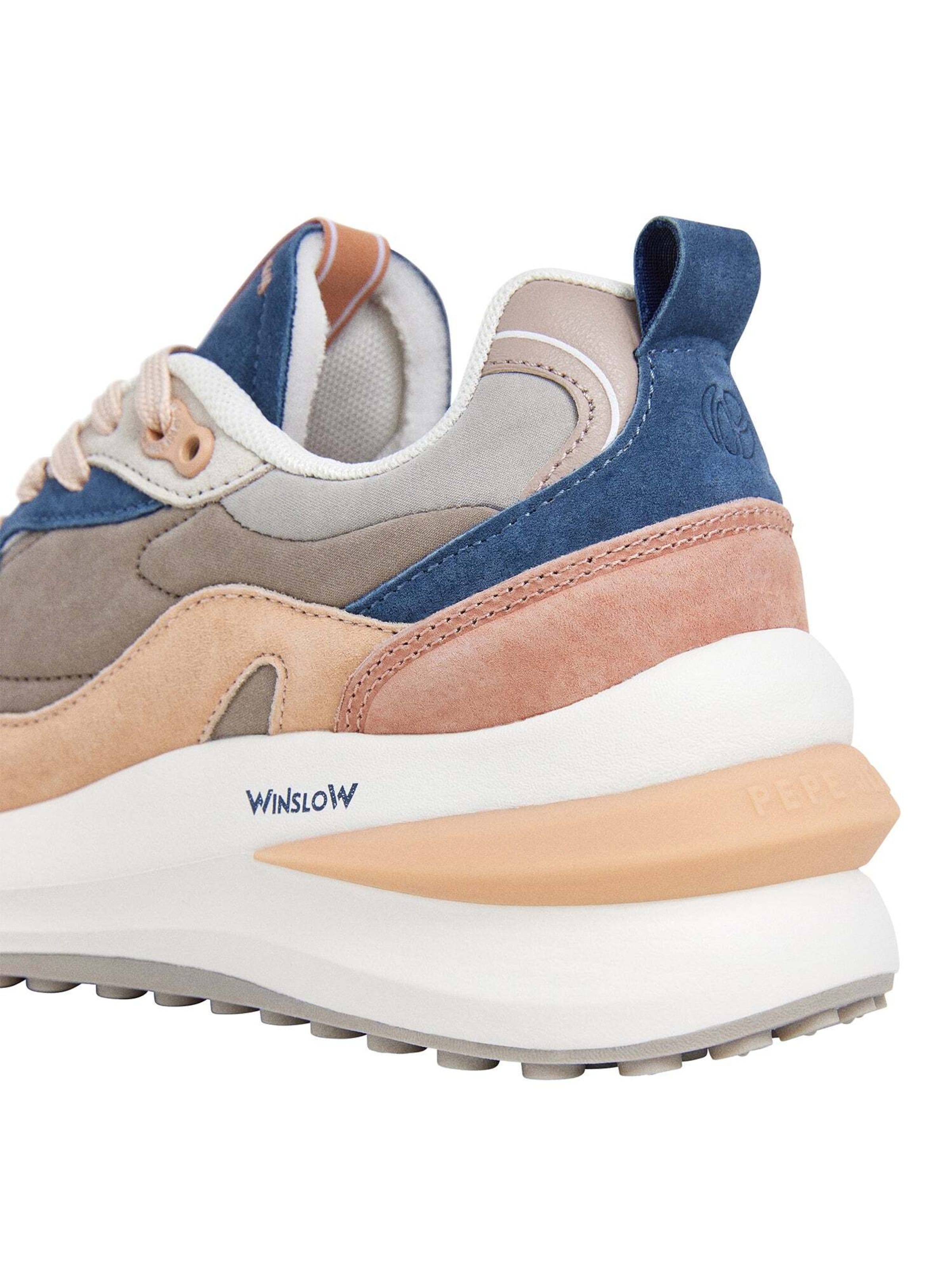 Pepe Jeans Platform trainers ' WINSLOW SERIE W ' in Beige