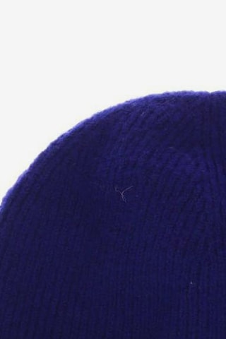 Monki Hat & Cap in One size in Blue