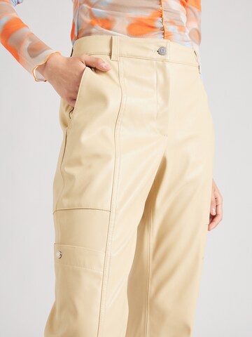 BOSS - Tapered Pantalón cargo 'Tary' en beige