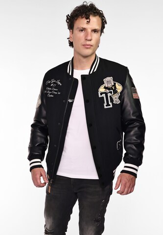 TOP GUN Between-Season Jacket in Black: front