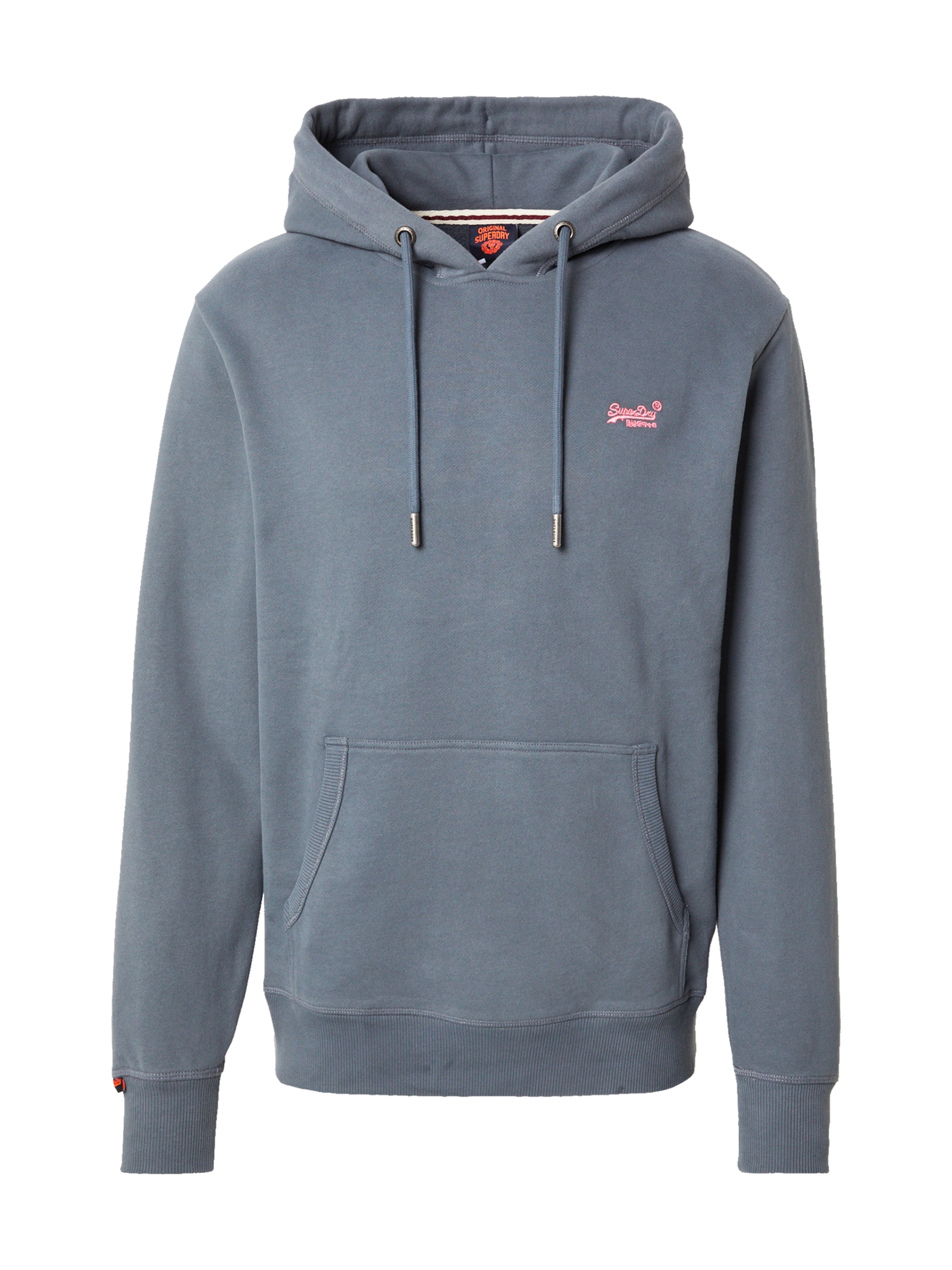 Superdry Sweatshirt 'Essentials' in Blue: front