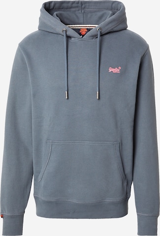 Sweat-shirt 'Essentials' Superdry en bleu : devant