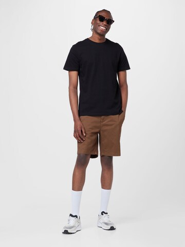 TOPMANSlimfit Chino hlače - smeđa boja