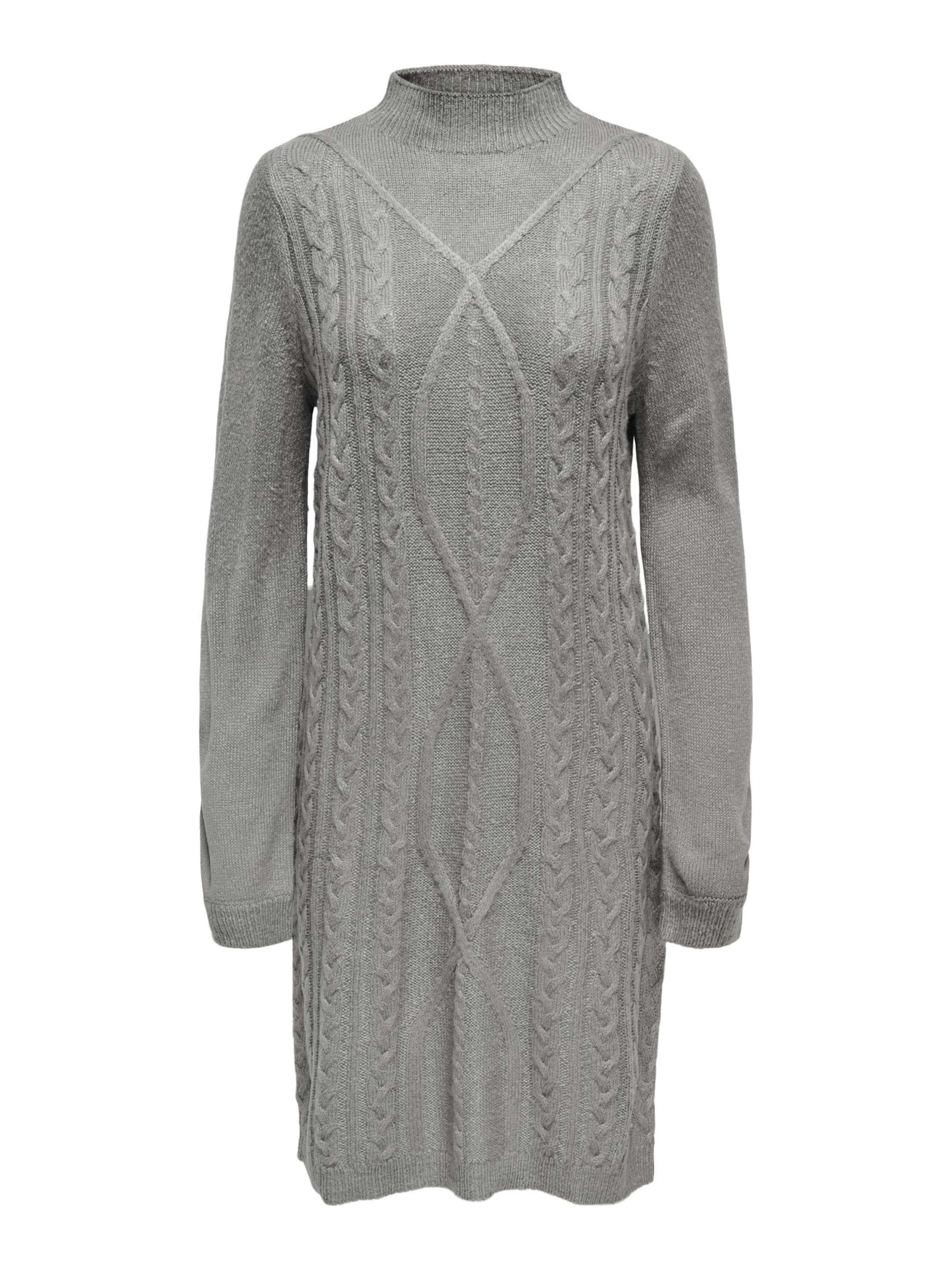 JDY Strickkleid in grau, Produktansicht