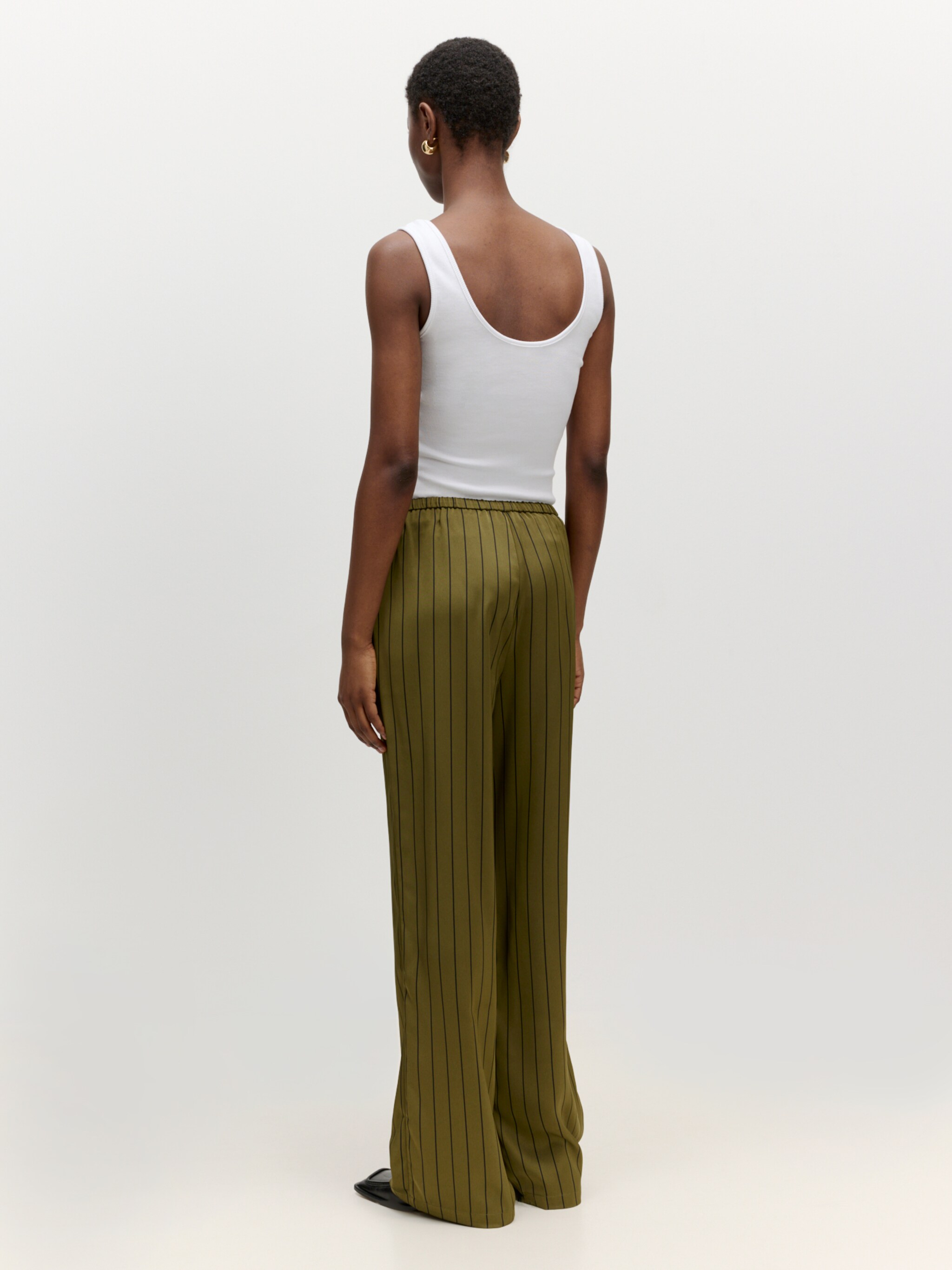 EDITED Producten Broek 'Bjelle' Olijfgroen