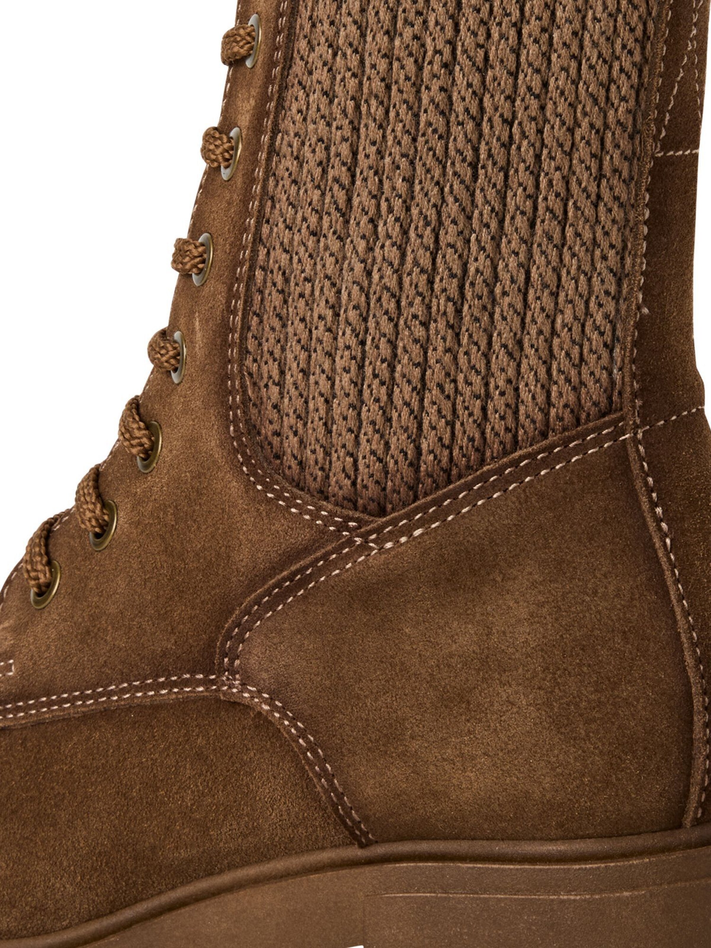 Bottines à lacets Tamaris en marron