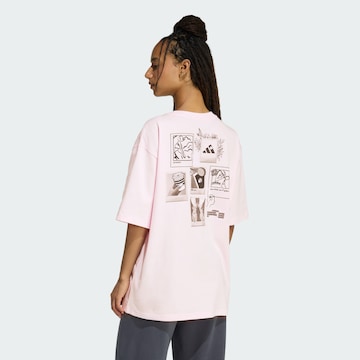 T-shirt fonctionnel ADIDAS SPORTSWEAR en rose : devant