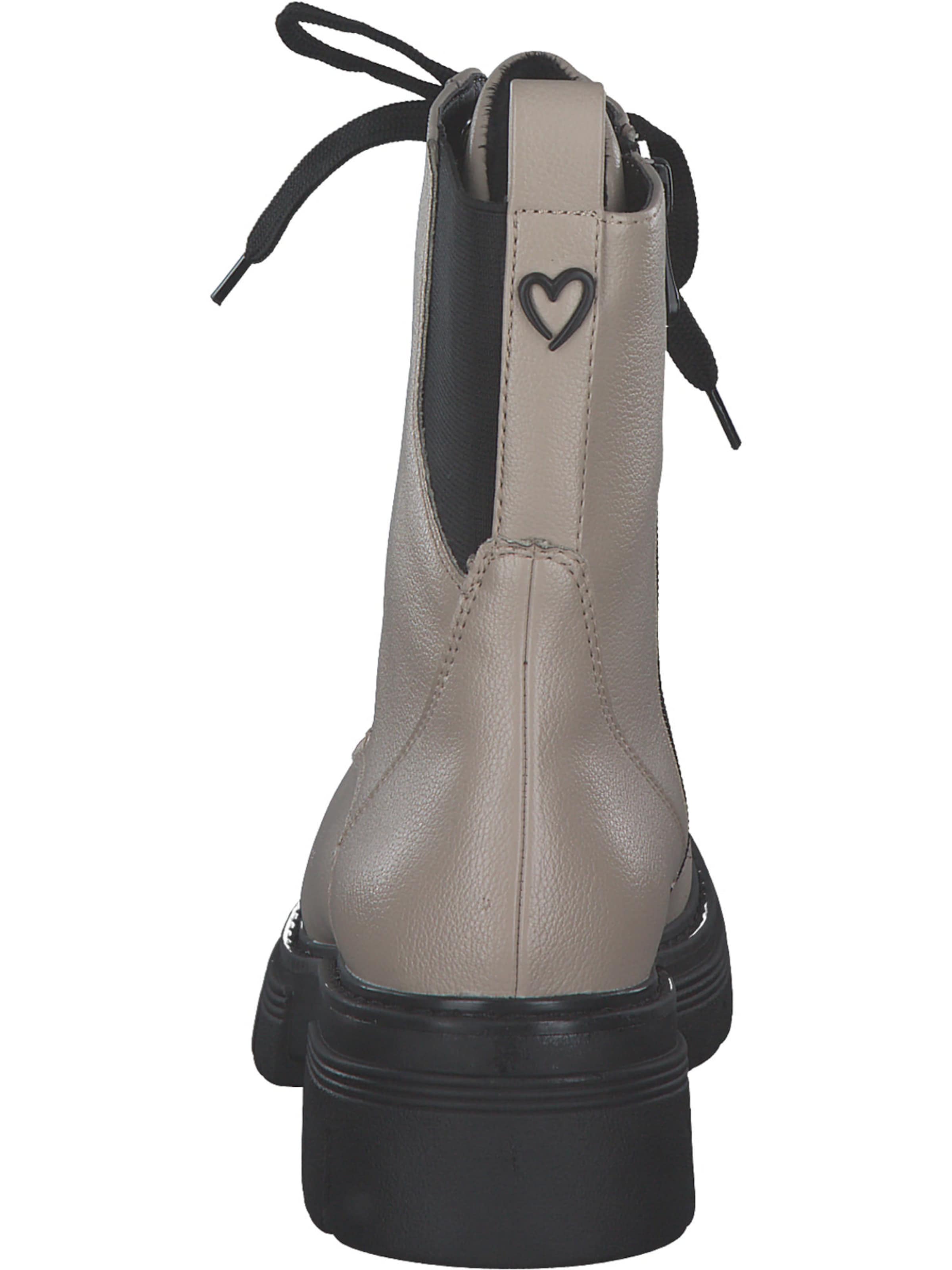 MARCO TOZZI Schnürstiefelette in Beige