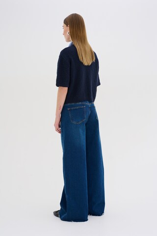 My Essential Wardrobe Wide leg Jeans in Blauw