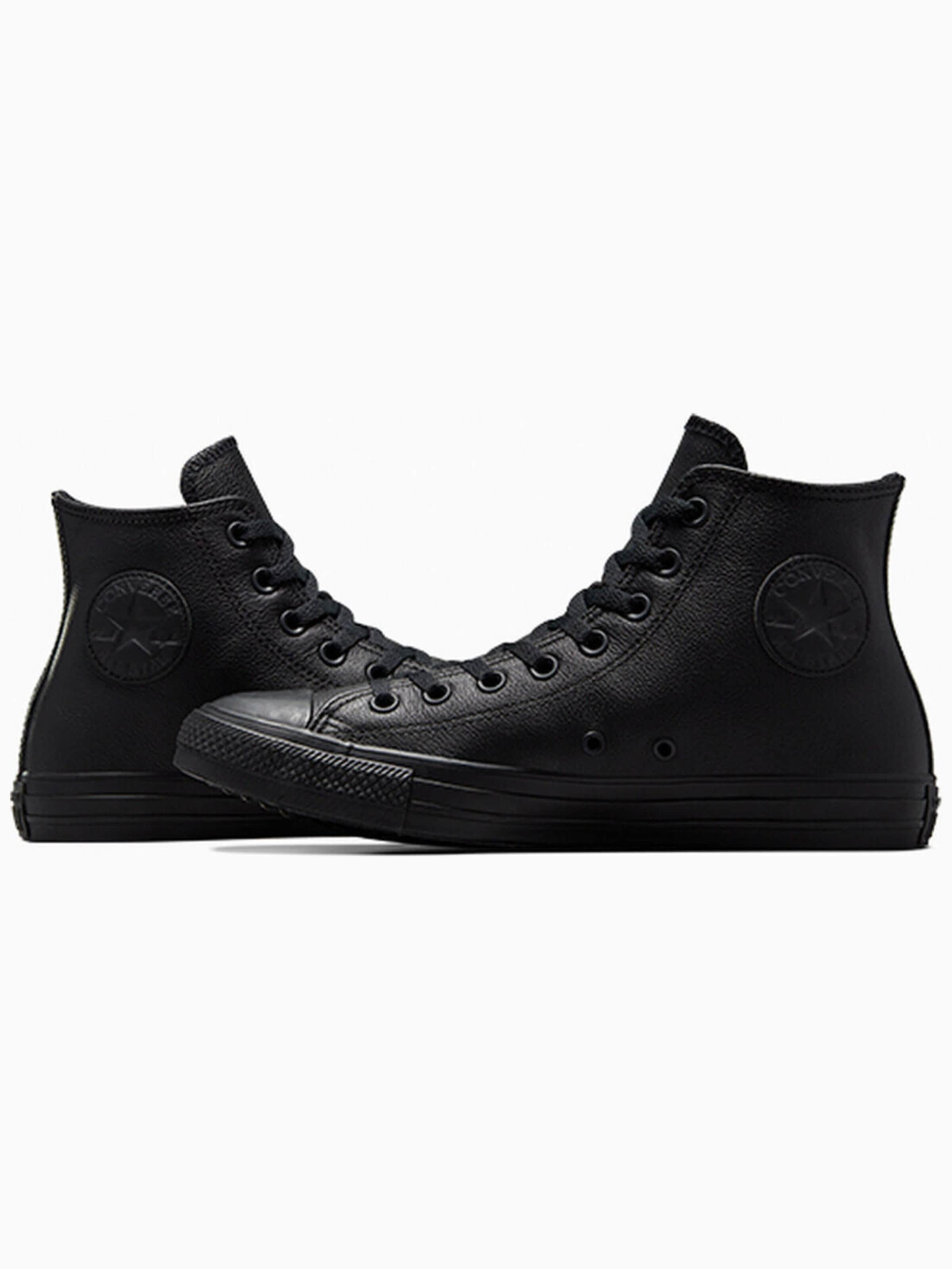 CONVERSE Sneakers hoog 'Converse Chuck Taylor HI Leather' in Zwart