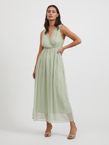 VILA فستان سهرة 'Sancia' بلون أخضر