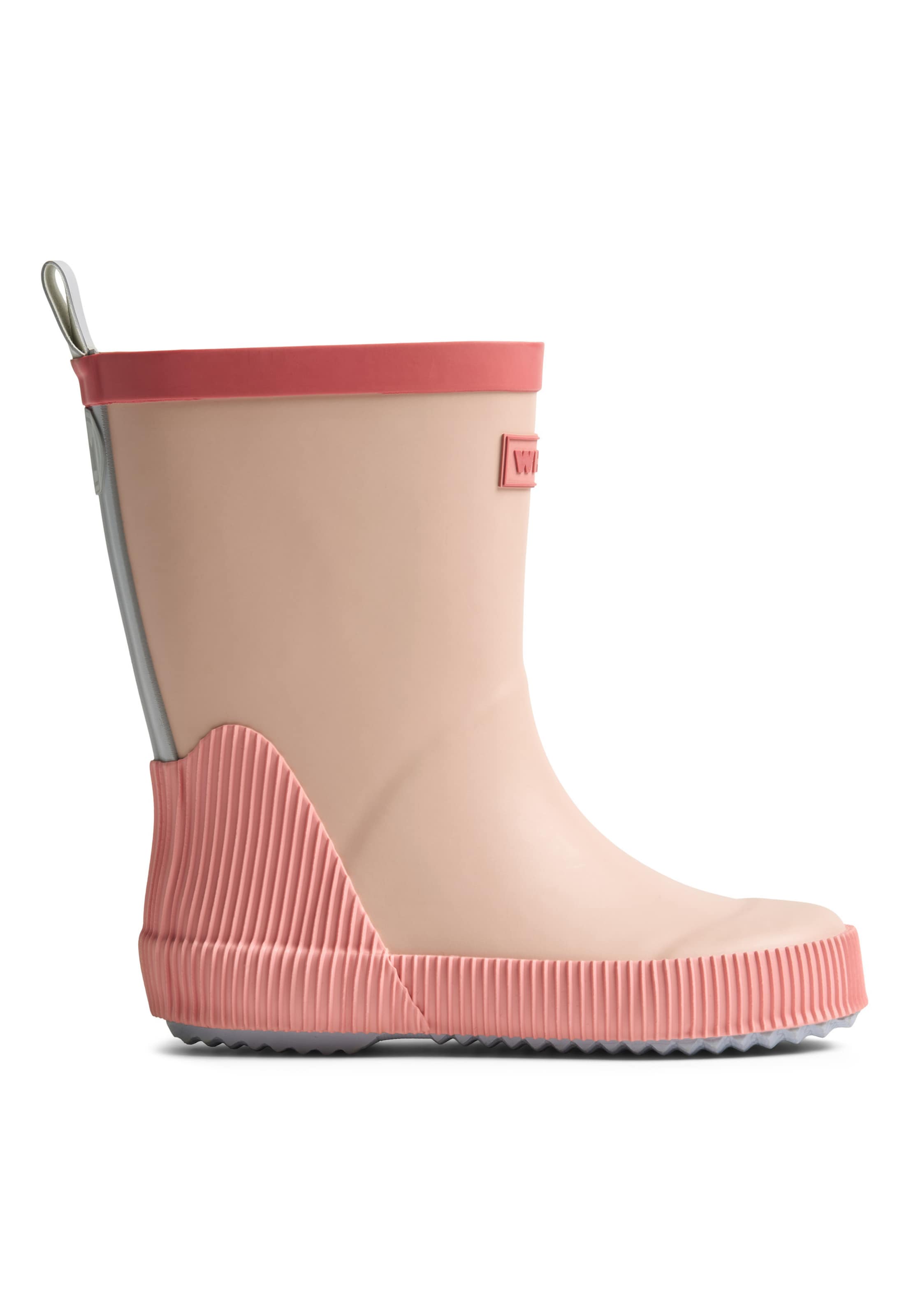 Stivale di gomma di WHEAT in rosa: frontale