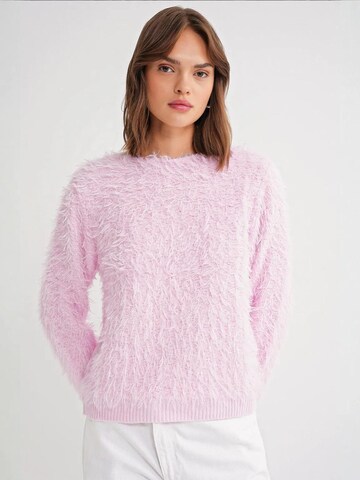 MixRay Sweater in Pink: front