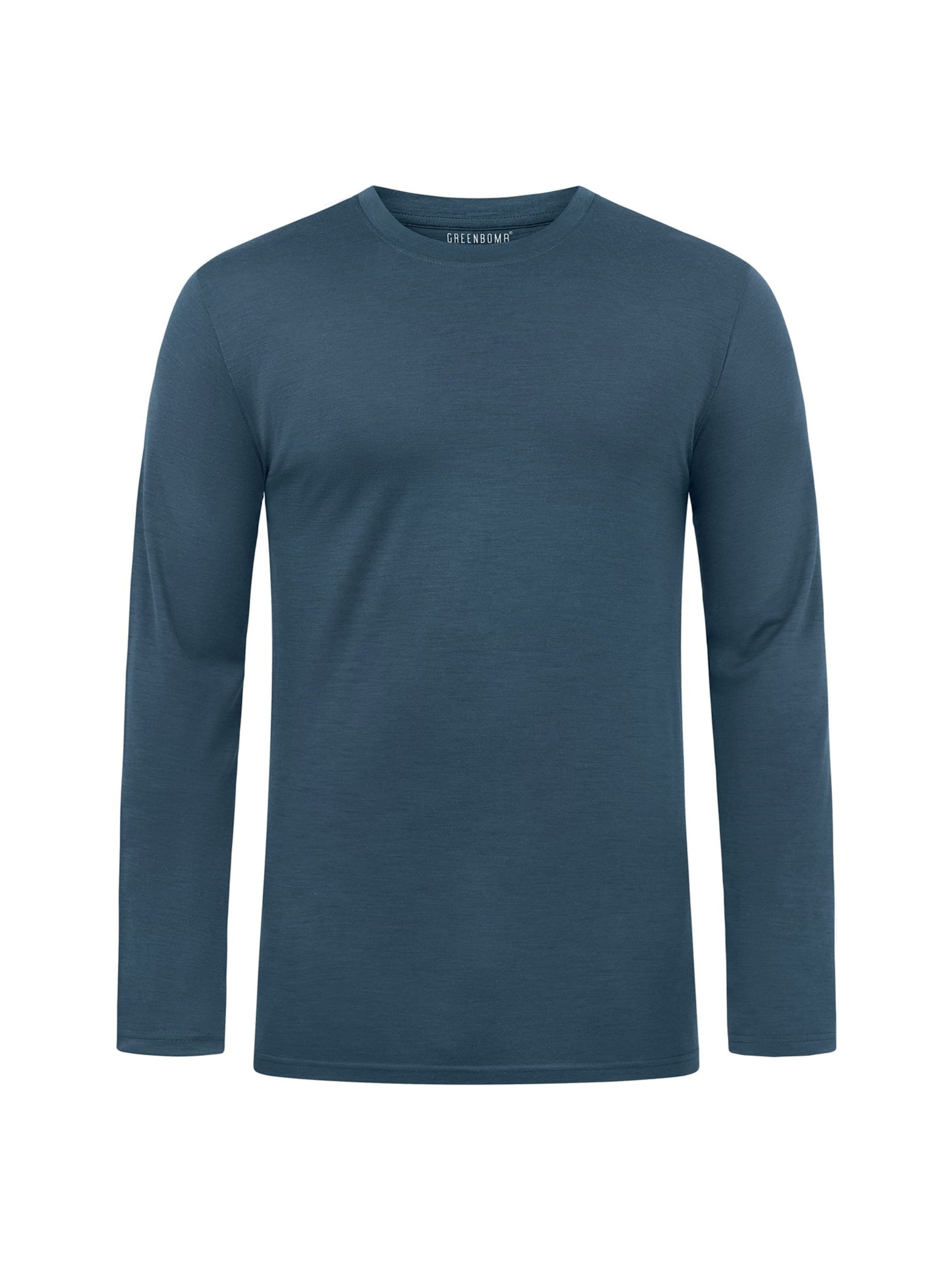 Maglia funzionale ' Basic Base ' di GREENBOMB in blu: frontale