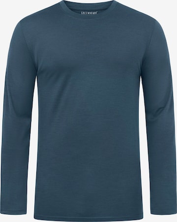 Maglia funzionale ' Basic Base ' di GREENBOMB in blu: frontale