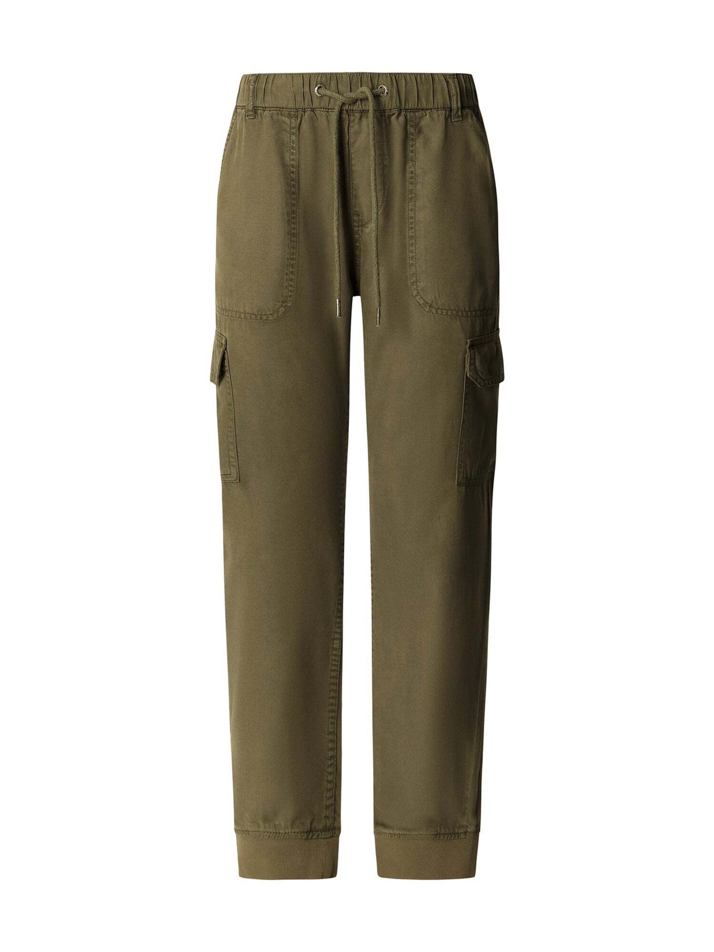 Loosefit Pantalon cargo Pepe Jeans en vert : devant