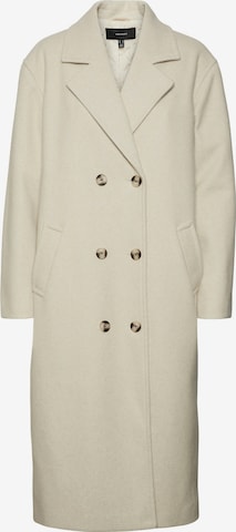 VERO MODA Ανοιξιάτικο και φθινοπωρινό παλτό 'POPELLY' σε μπεζ: μπροστά