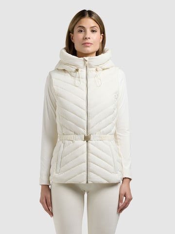 Gilet 'Demie' di khujo in bianco