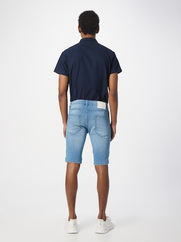 INDICODE JEANS Slimfit Shorts in Blau