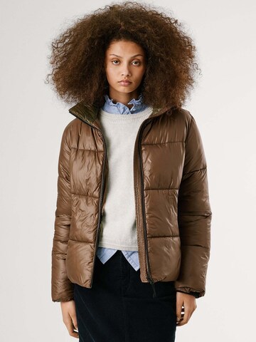 Pepe Jeans Tussenjas 'Sussy' in Bruin: voorkant