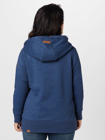 Ragwear Plus Sweatjacke 'NESKA' in Blau