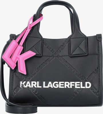 Borsa a mano 'Skuare' di Karl Lagerfeld in nero: frontale