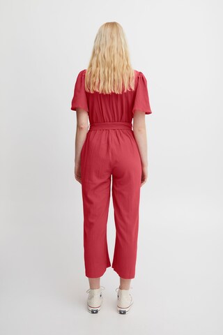 ICHI Jumpsuit 'Gitty' in Red