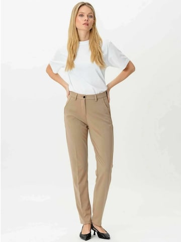 TEESHOPPEN - regular Pantalón en beige