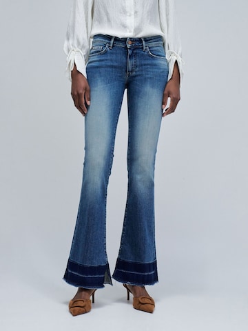 Salsa Jeans Flared Jeans 'Wonder' in Blauw: voorkant