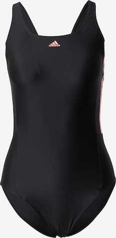 juoda ADIDAS PERFORMANCE Sportinis maudymosi kostiumėlis: priekis