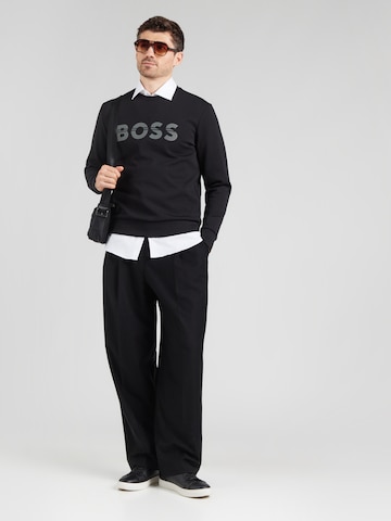 BOSS Green Sweatshirt 'Salbo' in Black