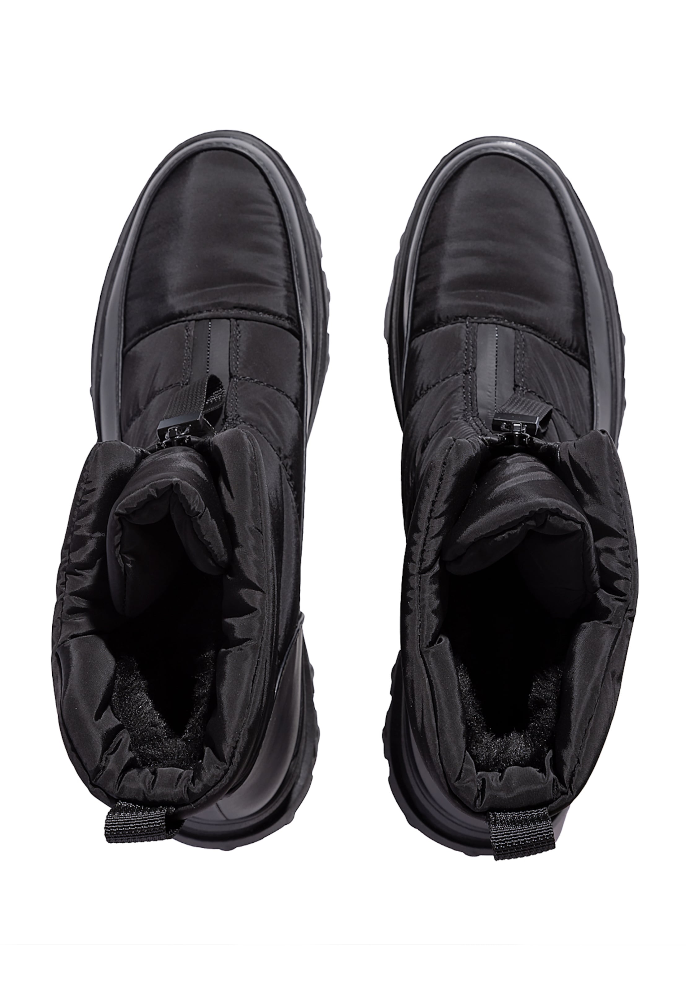 Bottes à lacets CESARE GASPARI en noir